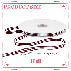 Polyester Stripe Ribbon&nbsp;OCOR-WH0101-167A