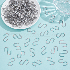 150Pcs 304 Stainless Steel S-Hook Findings&nbsp;STAS-SP0002-13