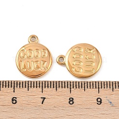 304 Stainless Steel Pendants&nbsp;STAS-D390-37G