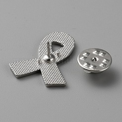 Ribbon Enamel Pins&nbsp;JEWB-WH0022-88B