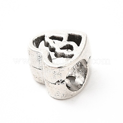 Tibetan Style Alloy European Beads&nbsp;PALLOY-P293-126AS