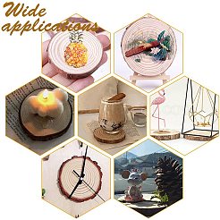 4Pcs 4 Style Candlenut Wood Board&nbsp;WOOD-AR0001-16