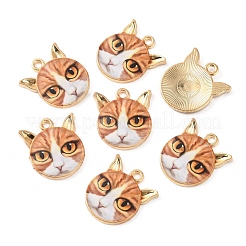 Alloy Enamel Pendants&nbsp;ENAM-CJC0011-60B-LG