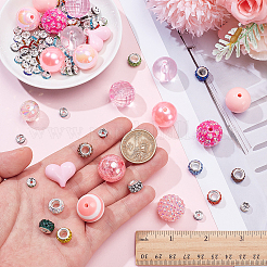 24Pcs 12 Styles Opaque Acrylic Beads&nbsp;MACR-BM0001-03C