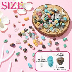 1 Strand Mixed Gemstone Chip Beads Strands&nbsp;G-FS0005-78