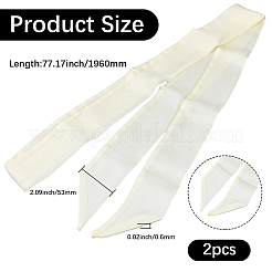 Skinny Polyester Hair Bands&nbsp;OHAR-WH20013-001D