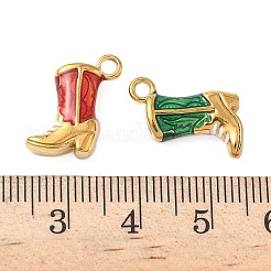 304 Stainless Steel Enamel Pendants&nbsp;STAS-I346-45G-04