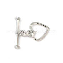 Heart Alloy Toggle Clasps&nbsp;FIND-B047-04P