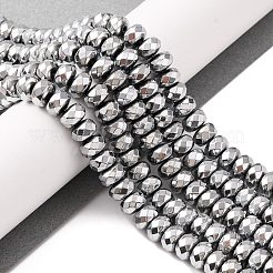 Electroplate Non-magnetic Synthetic Hematite Beads Strands&nbsp;G-J160-E-01