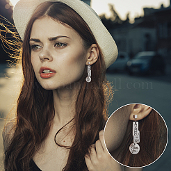 40Pcs 2 Colors 304 Stainless Steel Stud Earring Findings&nbsp;STAS-UN0044-56