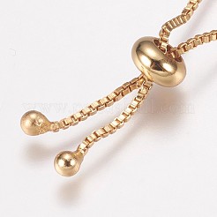 Adjustable Brass Bolo Bracelets&nbsp;BJEW-E333-05G-B