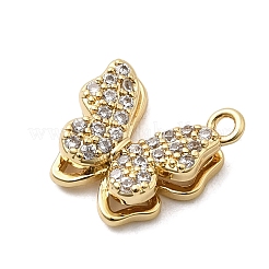 Brass Micro Pave Cubic Zirconia Pendants&nbsp;KK-A275-18B-G