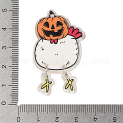 Halloween Theme Opaque Printed Acrylic Pendants&nbsp;SACR-S034-12A