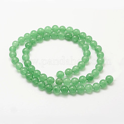 Natural Green Aventurine Bead Strands&nbsp;X-G-P281-01-4mm