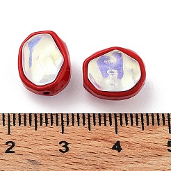 Spray Painted Alloy Bead&nbsp;PALLOY-H134-26B