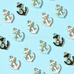 20Pcs 4 Colors Enamel Pendants&nbsp;ENAM-YW0005-33