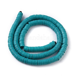 15 Colors Handmade Polymer Clay Beads Strands&nbsp;CLAY-US0001-01