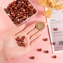 200Pcs Natural Red Jasper Bead&nbsp;G-CJ0001-59