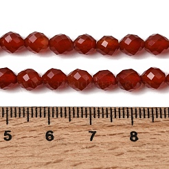 Dyed & Heated Natural Carnelian Beads Strands&nbsp;G-K376-F24-01