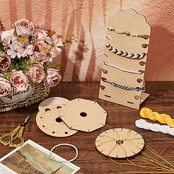 1 Set 5Pcs Wooden Bracelets Knitting Loom Boards&nbsp;TOOL-BC0002-97