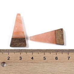 Resin & Wood Pendants&nbsp;WOOD-F015-03G
