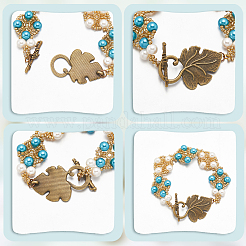 30Pcs  Alloy Toggle Clasps&nbsp;FIND-SP0001-56AB