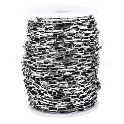 Tarnish Resistant 304 Stainless Steel Rectangle Cable Chains&nbsp;CHS-T003-29B-P