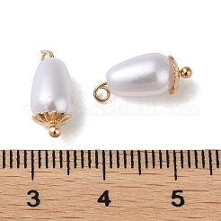 ABS Plastic Imitation Pearl Pendants&nbsp;KK-M266-34G
