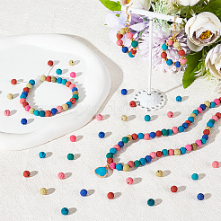 4 Strands Synthetic Lava Rock Beads Strands&nbsp;G-OC0004-22B-02