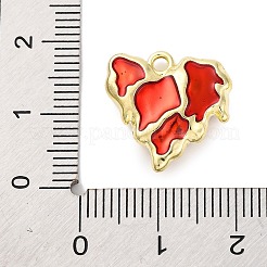 Alloy Enamel Pendants&nbsp;FIND-U024-02G-01