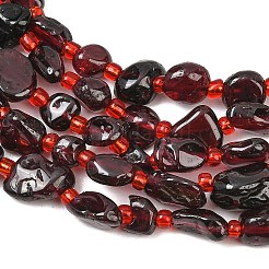 Natural Garnet Beads Strands&nbsp;GG-CBA3A44-C12-01