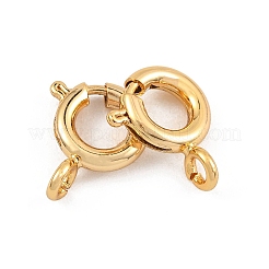 SHEGRACE Brass Spring Ring Clasps&nbsp;XGR0018G-47G