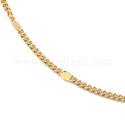 Ion Plating(IP) 304 Stainless Steel Link Chain Necklace for Men Women&nbsp;NJEW-M200-07G