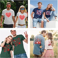 PET Heat Transfer Film Logo Stickers Set&nbsp;DIY-WH0230-065