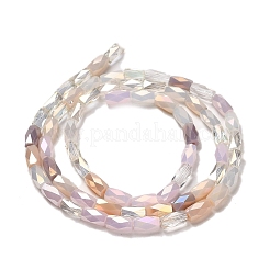 Electroplate Glass Beads Strands&nbsp;EGLA-D030-07A