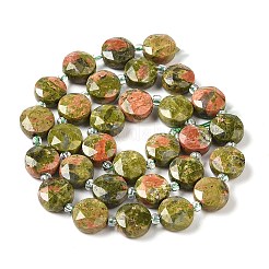 Natural Unakite Bead Strands&nbsp;G-C116-A04-01