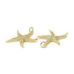 Brass Micro Pave Cubic Zirconia Pendants&nbsp;KK-E068-VB308