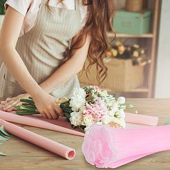 4 Bags Polyester Flower Bouquet Wrapping Mesh Paper&nbsp;ORIB-BC0001-11