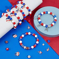 DIY Independence Day Bracelet Making Kit&nbsp;DIY-SC0021-69