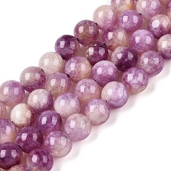 Dyed Natural White Jade Beads Strands&nbsp;G-T138-6mm-210-7