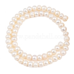 Natural Cultured Freshwater Pearl Beads Strands&nbsp;PA-CBAFEE8-17F