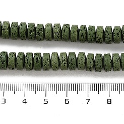 Synthetic Lava Rock Dyed Beads Strands&nbsp;G-H311-09-01