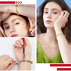 5Pcs 5 Styles Iron & 201 Stainless Steel Jewelry Helper Tool Bracelet Clamp&nbsp;AJEW-SC0003-35