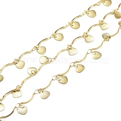 Handmade Brass Bar Link Chains&nbsp;CHC-I006-01G
