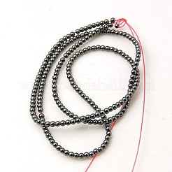 Non-magnetic Synthetic Hematite Beads Strands&nbsp;G-D384-05