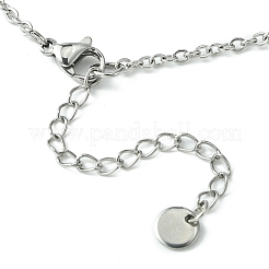 Chakra Natural & Synthetic Gemstone Braided Pendant Necklaces&nbsp;NJEW-TA00090