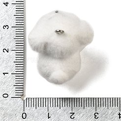 Flocky Resin Pendants&nbsp;RESI-E059-05D