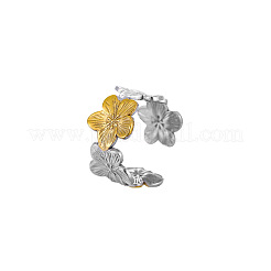 304 Stainless Steel Cuff Open Rings for Women&nbsp;WGBCB61-02