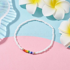 Glass Seed Beaded Stretch Bracelets&nbsp;BJEW-JB09976