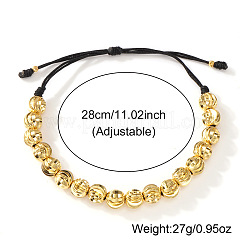 European Style Brass Beads Braided Bead Bracelets&nbsp;UV5081-5
